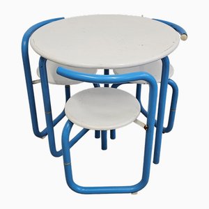 Set da pranzo Space Age di Meblo, anni '70, set di 4
