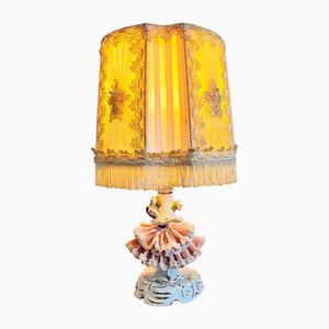 Vintage Lace Porcelain Table Lamp, Germany