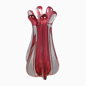 Moderne Italienische Vase aus Muranoglas, 1970er