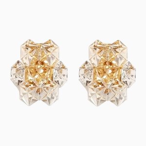 Faceted Crystal Wall Lights from Kinkeldey, 1970s, Set of 2