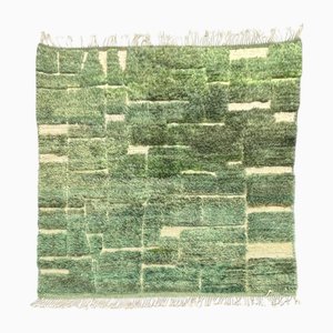 Handgefertigter marokkanischer Beni Ouarain Teppich aus Naturwolle, 2010er