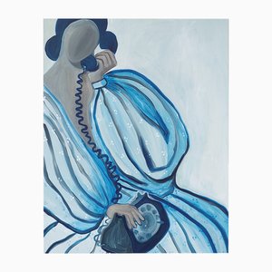 Nina Urushadze, Telephone, 2024, Acrylic on Canvas