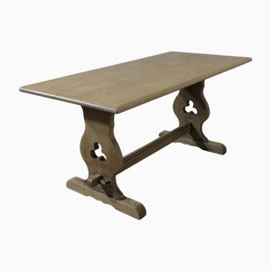 Vintage Farmhouse Coffee Table in Golden Oak, 1950s