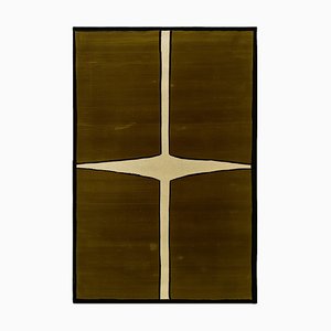 Tapis Rectangulaire Moderne Vétiver par Tapis Studio pour Hommés Studio