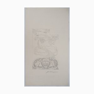 Léopold Survage, Die Allegorische Große Mauer, Originalzeichnung