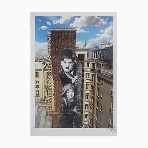 Jean René Dit, Tribute to Charlie Chaplin, 2021, Original Lithograph