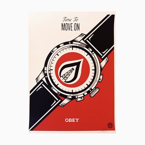 Shepard Fairey (Obey), Time to Move On, 2015, Serigraphie