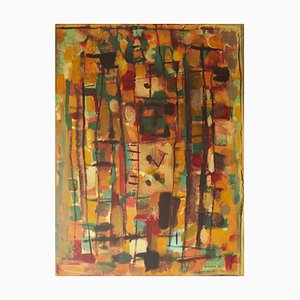 Roger Bissiere, Abstract Composition, Lithograph