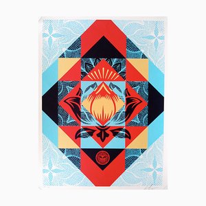 Shepard Fairey (Obey), Wake up White, 2017, Screenprint