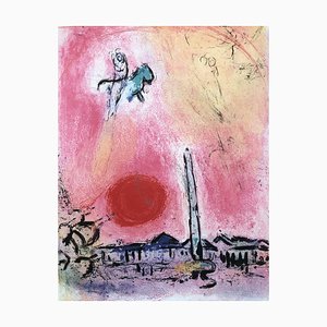 Marc Chagall, La Place De La Concorde, 1962, Original Lithograph