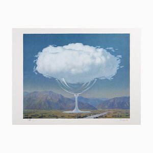 René Magritte, The Sensitive Cord, Lithographie