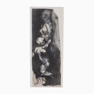 After Auguste Rodin, Maternal Love, Engraving