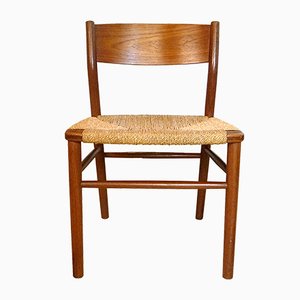 Danish 157 Teak Chair by Børge Mogensen for Søborg Møbler, 1950s