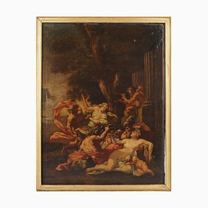 French School Artist, Bacchanales, 18th Century, Oil on Canvas