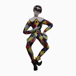 Italian Harlequin in Ceramic, 1950s