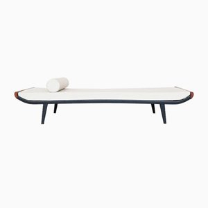 Cleopatra Daybed in Wool and Teak by Dick Cordemeijer for Auping, the Netherlands, 1954