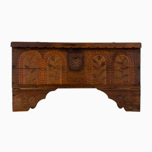 Commode Renaissance-Baroque Débutant en Chêne, 17ème Siècle, 1691