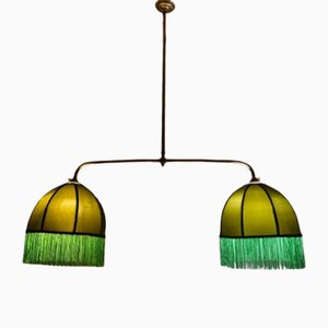 Art Deco Billiard Pool Table Lighting, 1930s