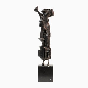 Roger Bonduel, Abstract Sculpture, 1960s, Bronze