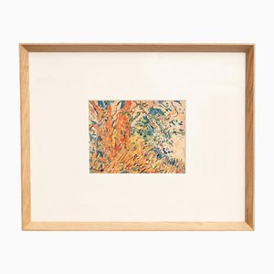 Maurice De Vlaminck, Fauvist Composition, 1948, Color Cliche Print, Framed