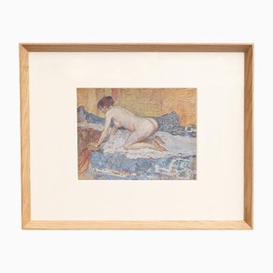 Henri De Toulouse-Lautrec, Figura, Estampado de cliché en color, 1952, Enmarcado