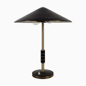 Lampada da tavolo Mid-Century moderna attribuita a Bent Karlby per Lyfa, Danimarca, 1956