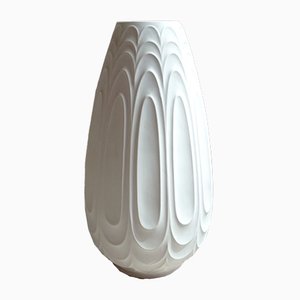 Large German Porcelain Floor Vase by H&C Heinrich, 1960s