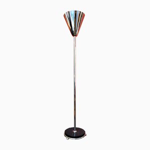 Vintage Italian Floor Lamp with a Marble Base, 1930s
