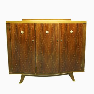 Vintage Art Deco Mahogany Cabinet from Albert Fournier
