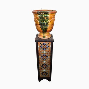 Jardinière 19ème Siècle en Céramique Vernie, 1890