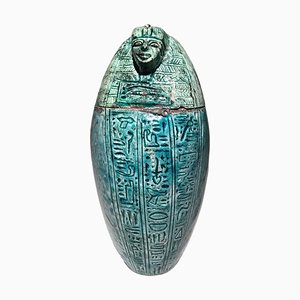 19th Century Egyptian Canopic Jar, 1860