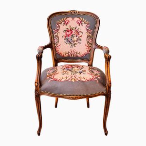 Französischer Vintage Gobelin Sessel