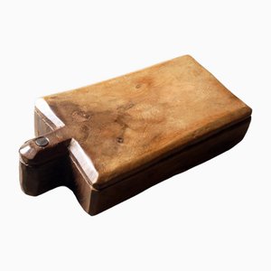 Arbeitsbox aus Ulmenholz, Frankreich, 1930er