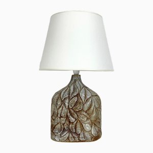 Large Danish Ceramic Table Lamp in Glazed Stoneware by Haico Nitzsche for Søholm Stentøj, 1970s