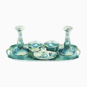 Antique Dressing Table Set, 1905, Set of 5