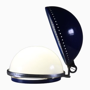 Tischlampe aus Metall und Glas, 1970