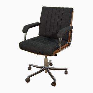 Sedia da ufficio vintage girevole, Danimarca, anni '70