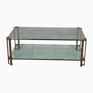 Vintage Model T24 Glass Coffee Table by Peter Ghyczy, 1970