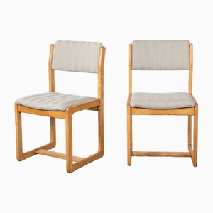 Esszimmerstühle aus Buche von Guilleumas, Spanien, 1960er, 2er Set
