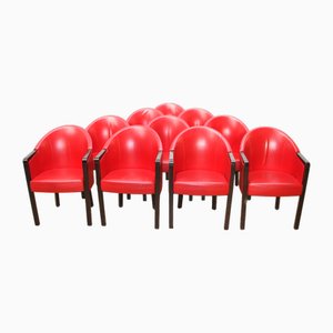 Diamond Armchairs from Poltrona Frau, Set of 10