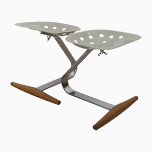 Italienische Mezzadro Hocker von Achille & Pier Giacomo Castiglioni für Zanotta, 1960er, 2er Set
