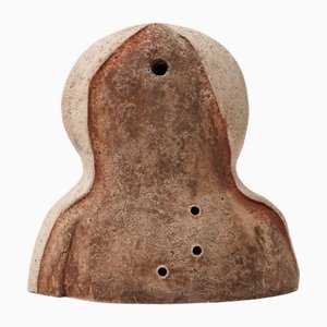 Yves Rhayé, Scultura biomorfa in ceramica, anni '70, Gres