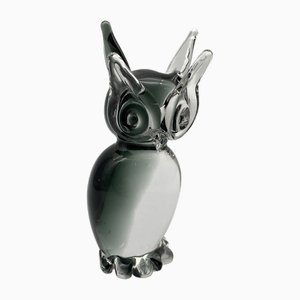 Murano Glass Owl Figurine by Vincenzo Nason, Italy, 1970s
