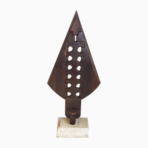 Luciano Bertolotto, Primitive Brut Sculpture, 1997, Wood & Marble