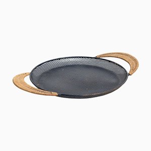 Enameled Metal Tray attributed to Mathieu Matégot, 1950s