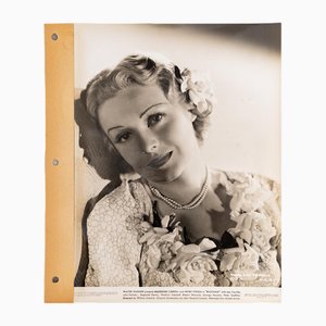 Walter Wagner, Bild von Madeline Carroll in der Filmblockade, 1938, Fotodruck