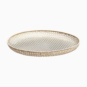 Enameled Metal Plate attributed to Mathieu Matégot, 1950s