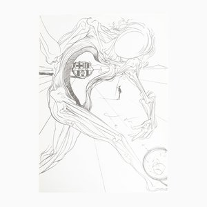 Salvador Dalí­, 75th Aniversary F. C. Barcelona Abstract Composition, Lithograph on Paper, 2001