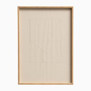 Enrico Della Torre, Composition, 2016, Charcoal, Framed