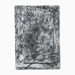Enrico Della Torre, Art Black Composition, Charcoal on Canvas, 2017